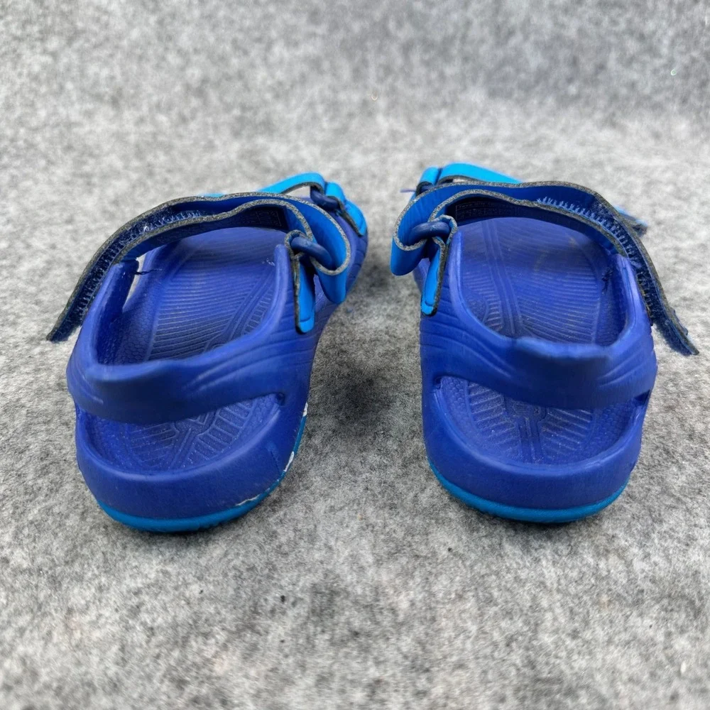 Teva Barracuda Kids Sandals Size 6 Blue Water Sport Hook Loop Strap Shoes